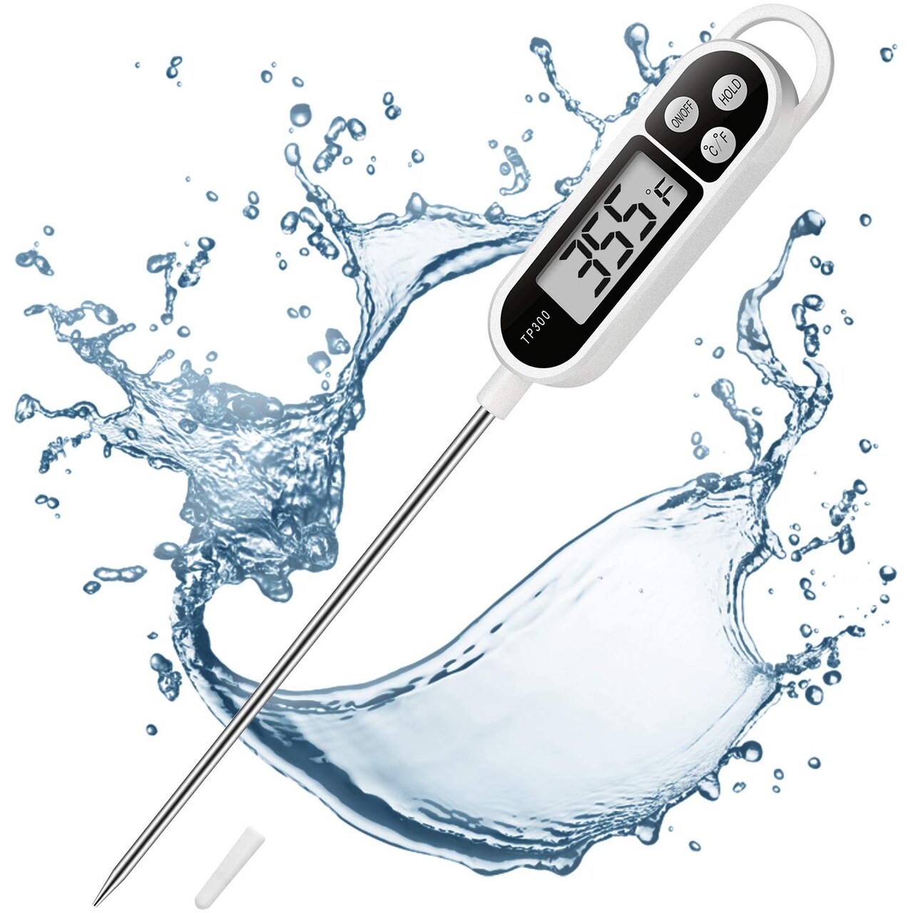 Digital Instant-Read Meat & Candy Thermometer – Kitchen, BBQ, Oil, Deep Fry, Grill, Smoker